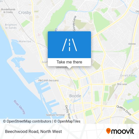 Beechwood Road map