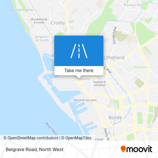 Belgrave Road map
