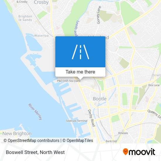 Boswell Street map