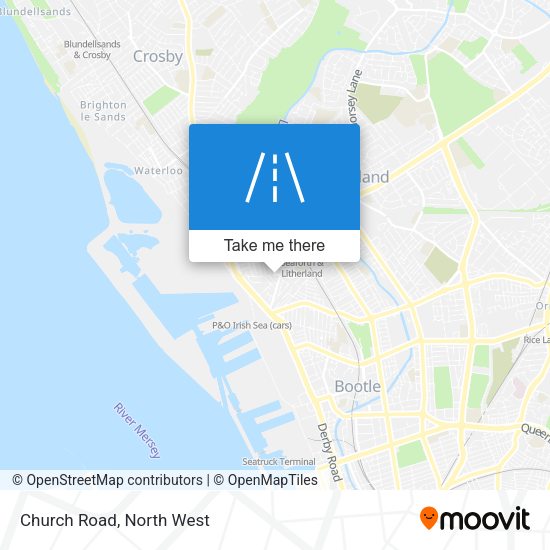 Church Road map