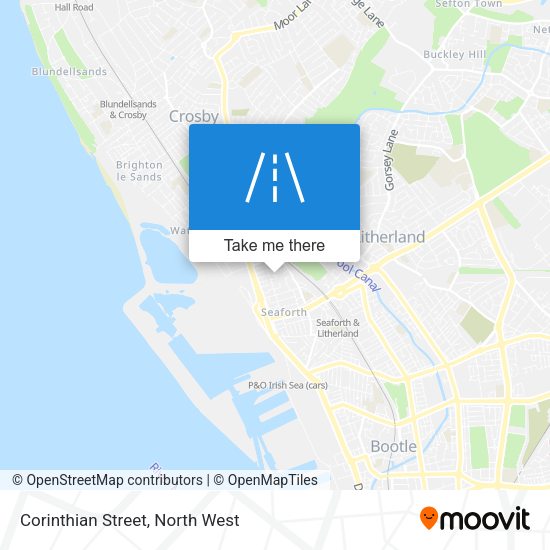 Corinthian Street map