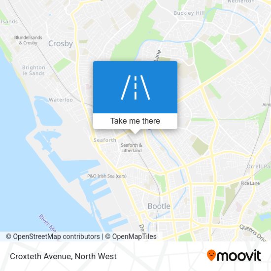 Croxteth Avenue map