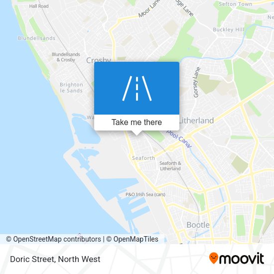 Doric Street map