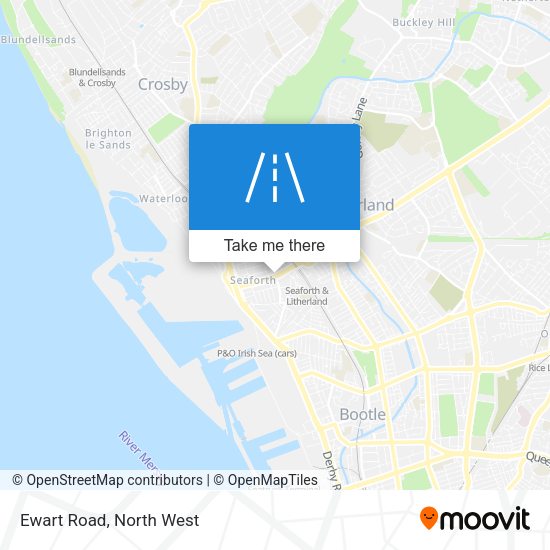 Ewart Road map