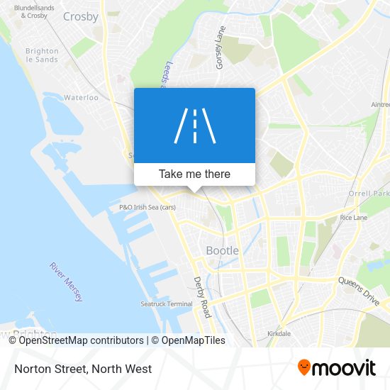 Norton Street map