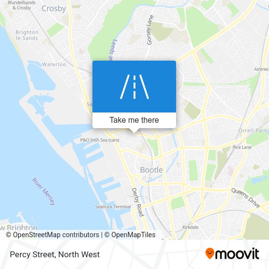Percy Street map