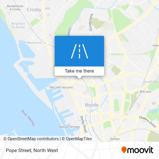 Pope Street map