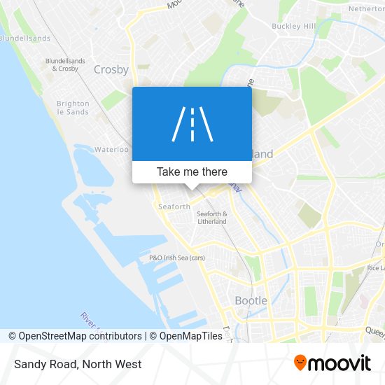 Sandy Road map