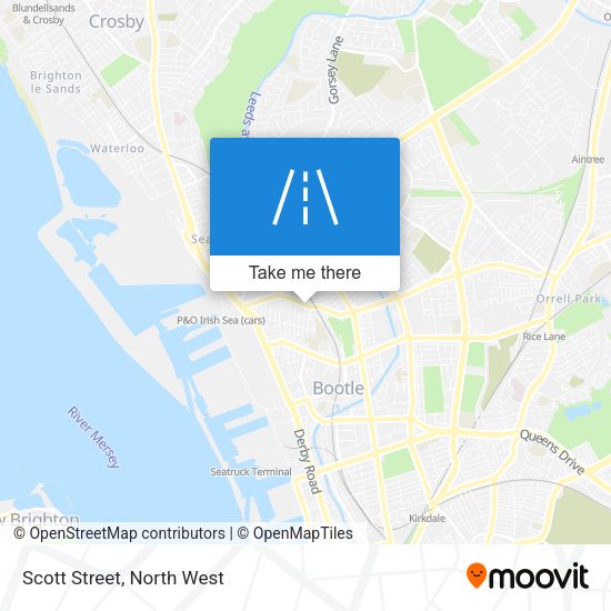 Scott Street map