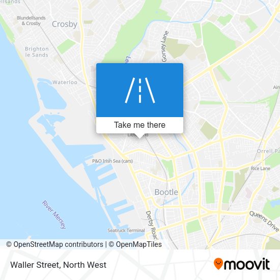 Waller Street map