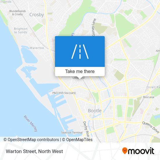 Warton Street map