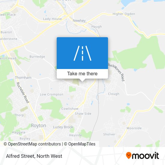 Alfred Street map