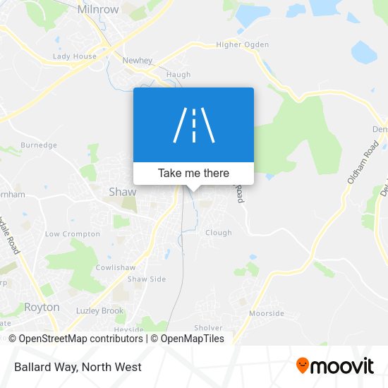 Ballard Way map