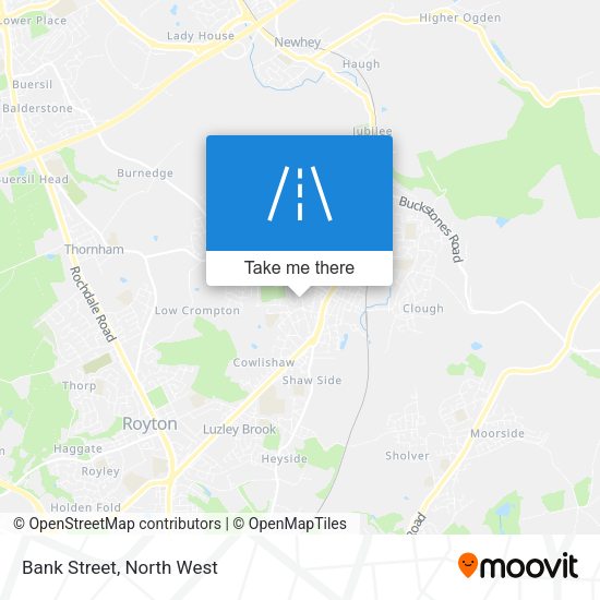 Bank Street map