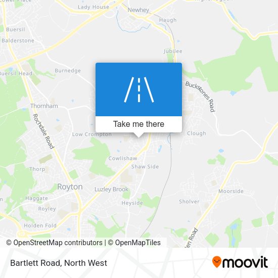 Bartlett Road map