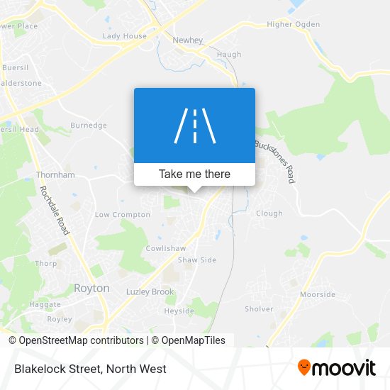 Blakelock Street map