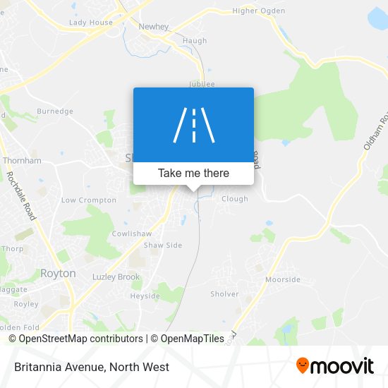 Britannia Avenue map