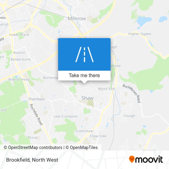 Brookfield map