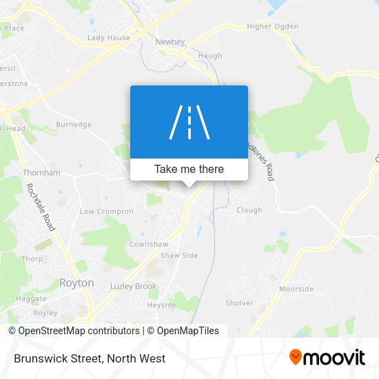 Brunswick Street map
