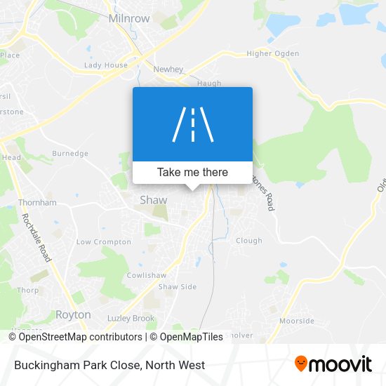 Buckingham Park Close map
