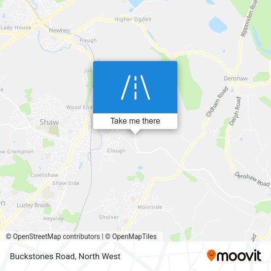 Buckstones Road map