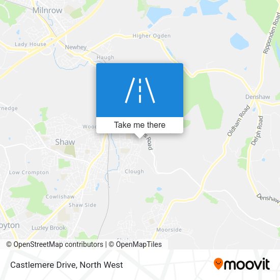 Castlemere Drive map