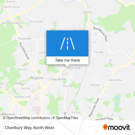 Charlbury Way map