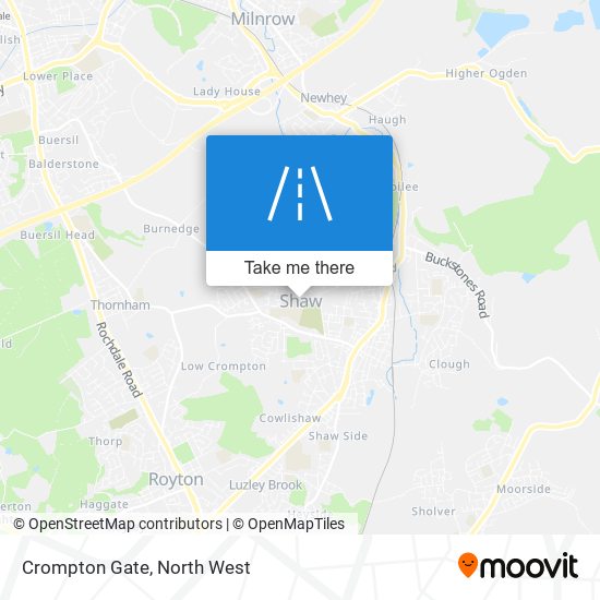 Crompton Gate map