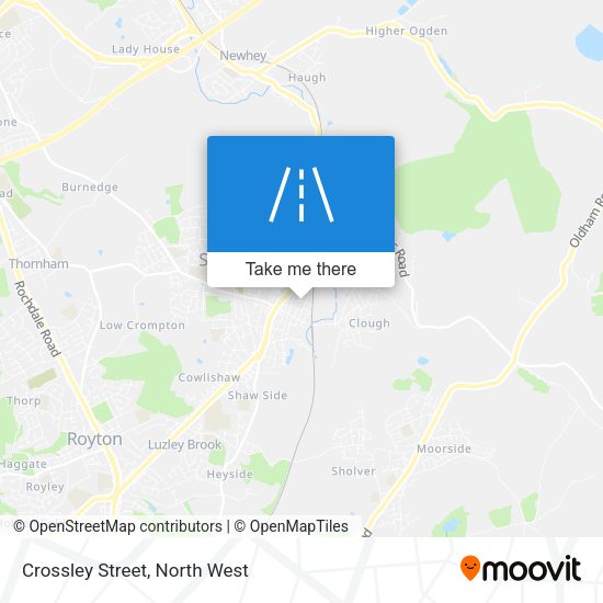 Crossley Street map