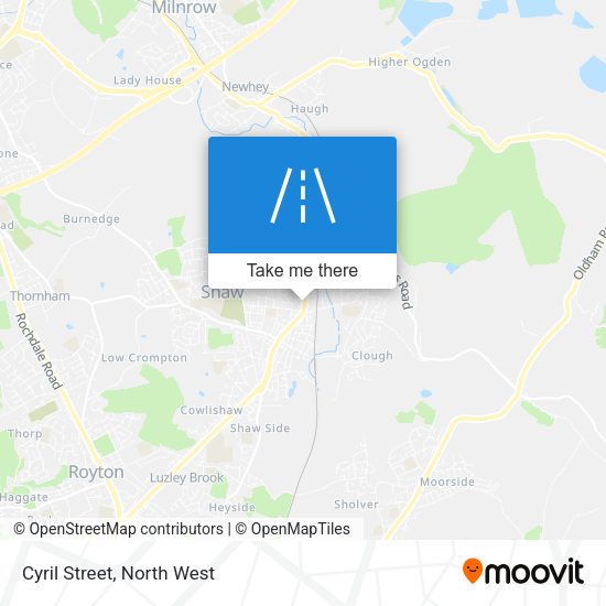 Cyril Street map