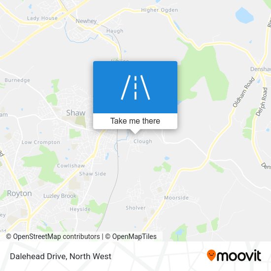 Dalehead Drive map