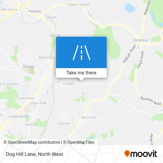 Dog Hill Lane map