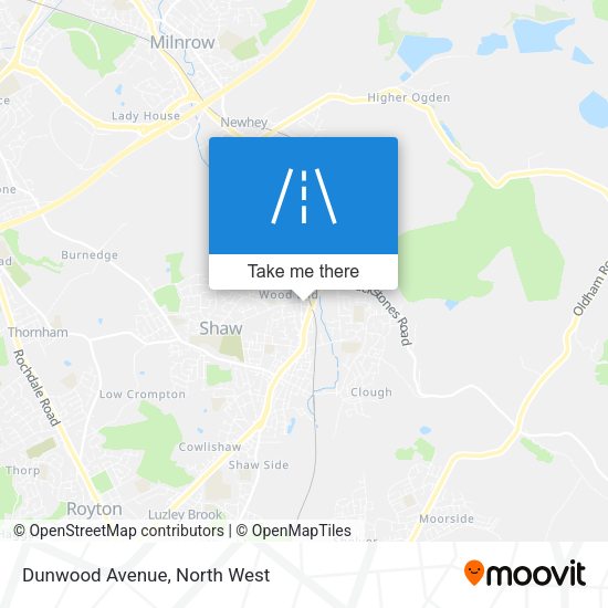Dunwood Avenue map
