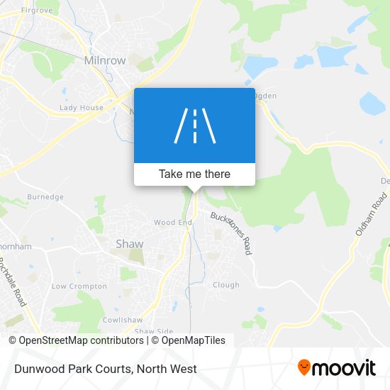 Dunwood Park Courts map