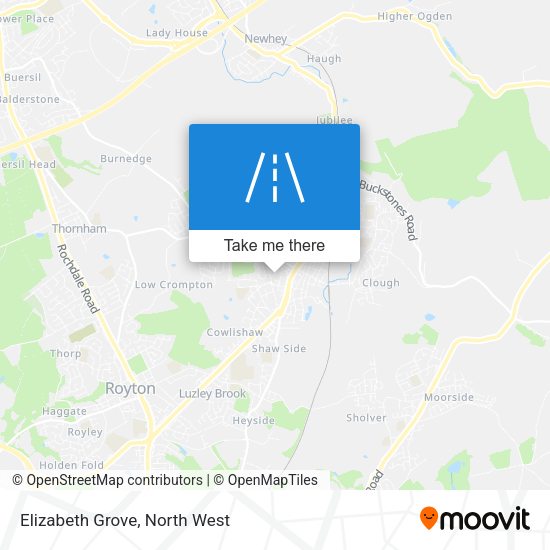 Elizabeth Grove map