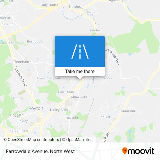 Farrowdale Avenue map