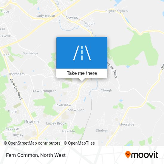 Fern Common map