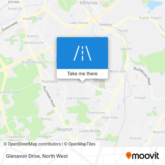 Glenavon Drive map
