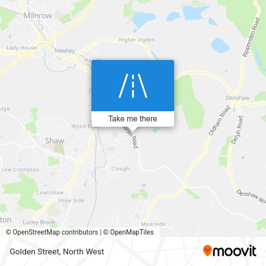 Golden Street map
