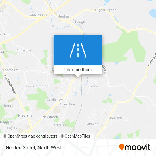 Gordon Street map