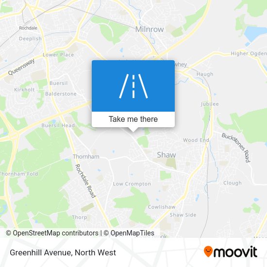 Greenhill Avenue map