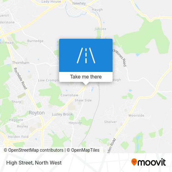 High Street map