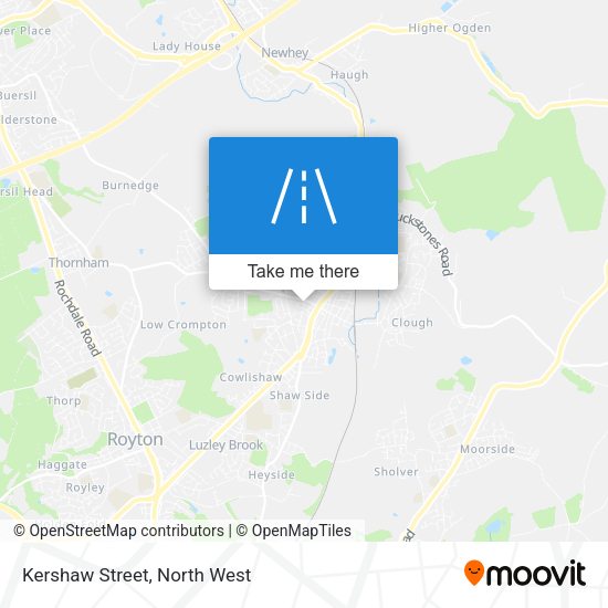 Kershaw Street map