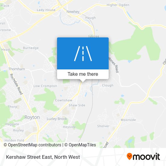 Kershaw Street East map