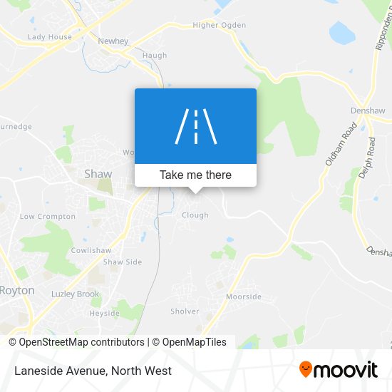 Laneside Avenue map