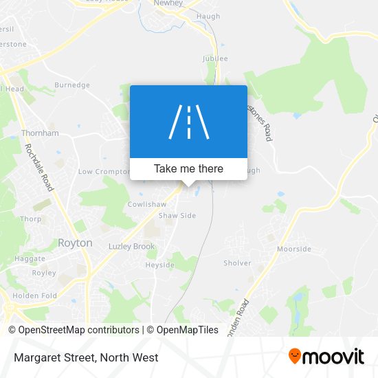 Margaret Street map