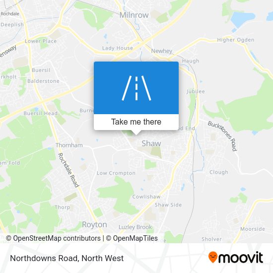 Northdowns Road map
