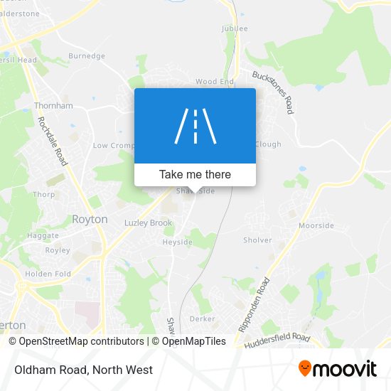 Oldham Road map