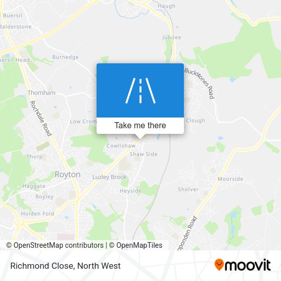 Richmond Close map
