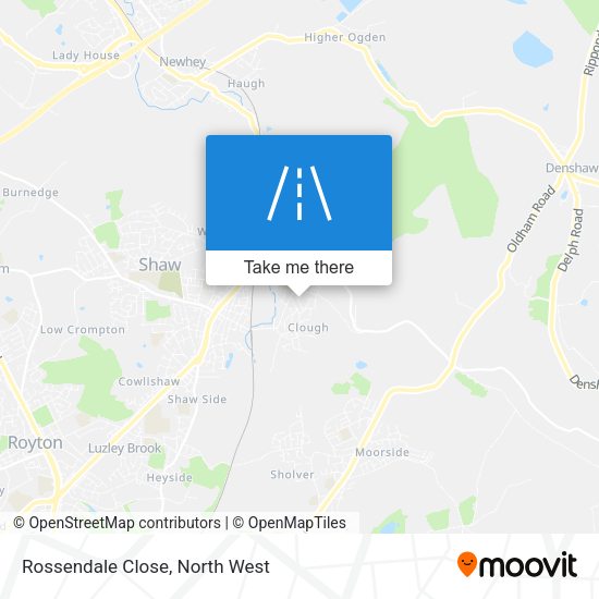 Rossendale Close map